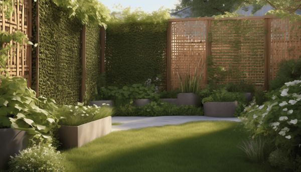 Habillez votre clôture grillagée avec des solutions créatives
